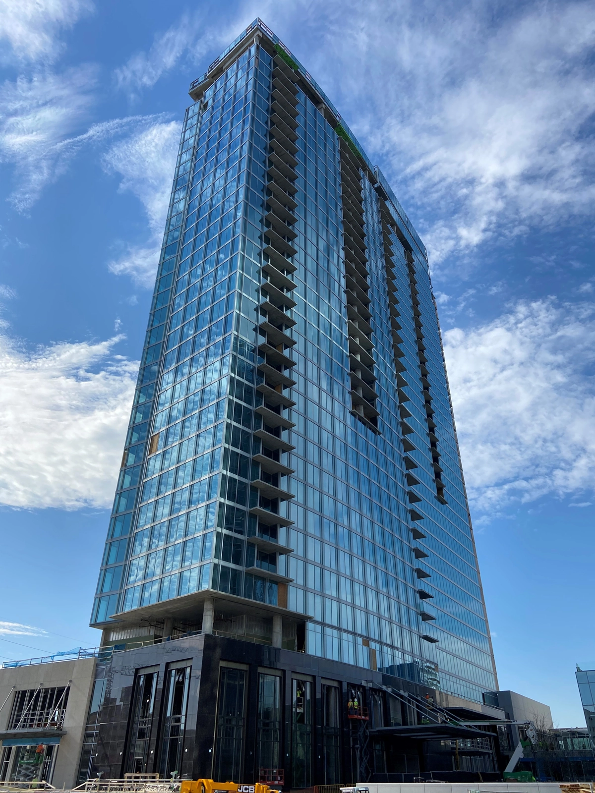 Precast office facade installed by Concrete Erectors, Inc
